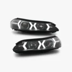 Black Projector Headlights Sequential PAIR DRL