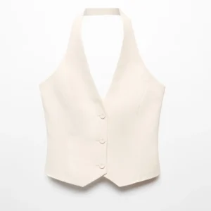 Suit waistcoat with buttons