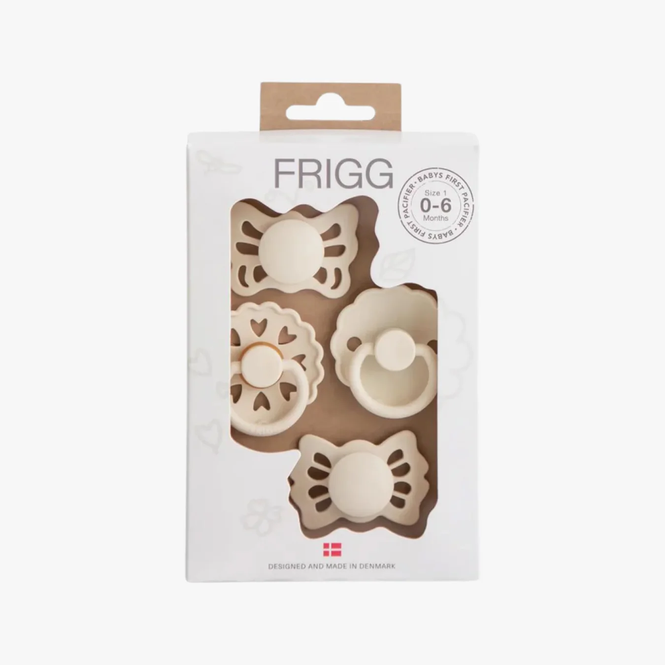MUSHIE Frigg Baby's First Pacifier Floral Heart | Kido Bebe