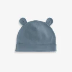White Delicate Double Pom Baby Hat – Soft & Cozy Warmth for Little Heads