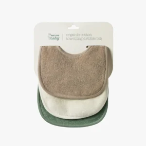 Soft Cotton Dribble Bibs 3 Pack – Gentle Protection for Little Messes