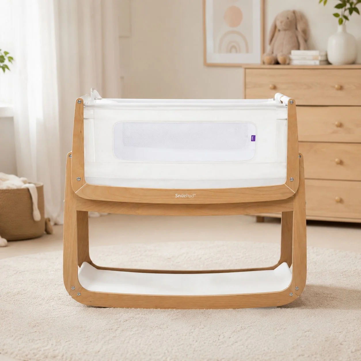 Little Dine Wooden High Chair Elegant Comfort for Tiny Foodies