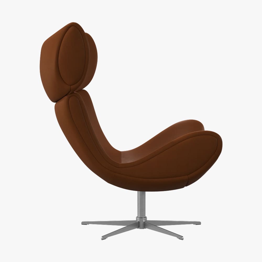 Imola armchair with swivel