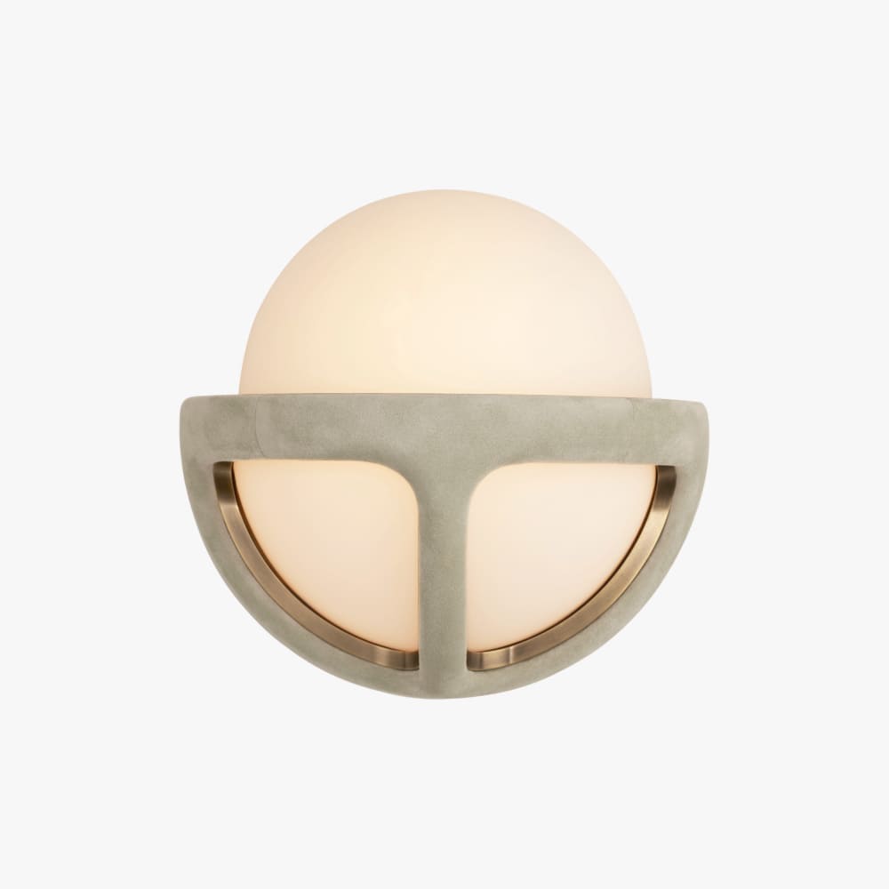 Ball-shaped interior lamp with soft light