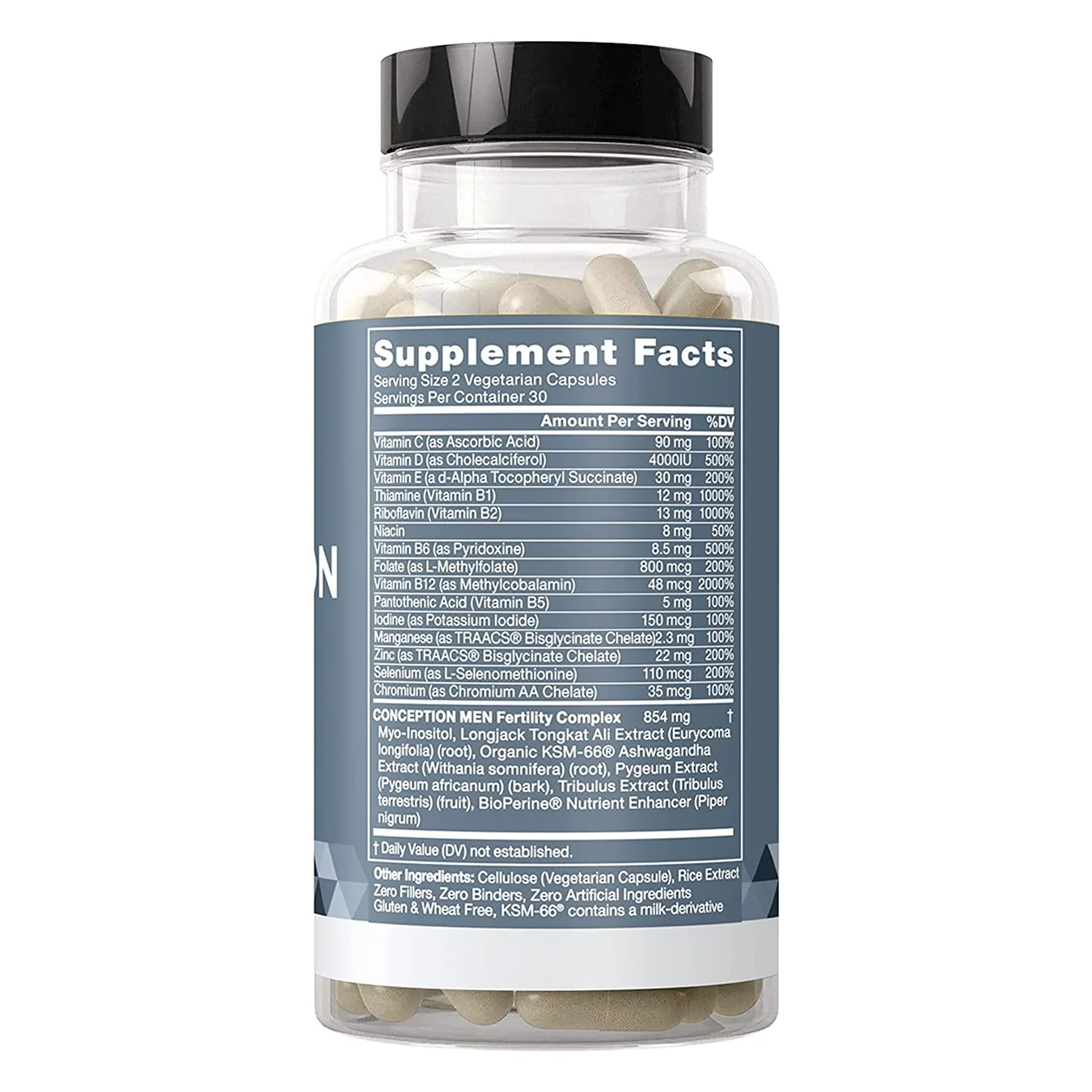 Conception Men Fertility Vitamins Male Optimal Count - Image 2