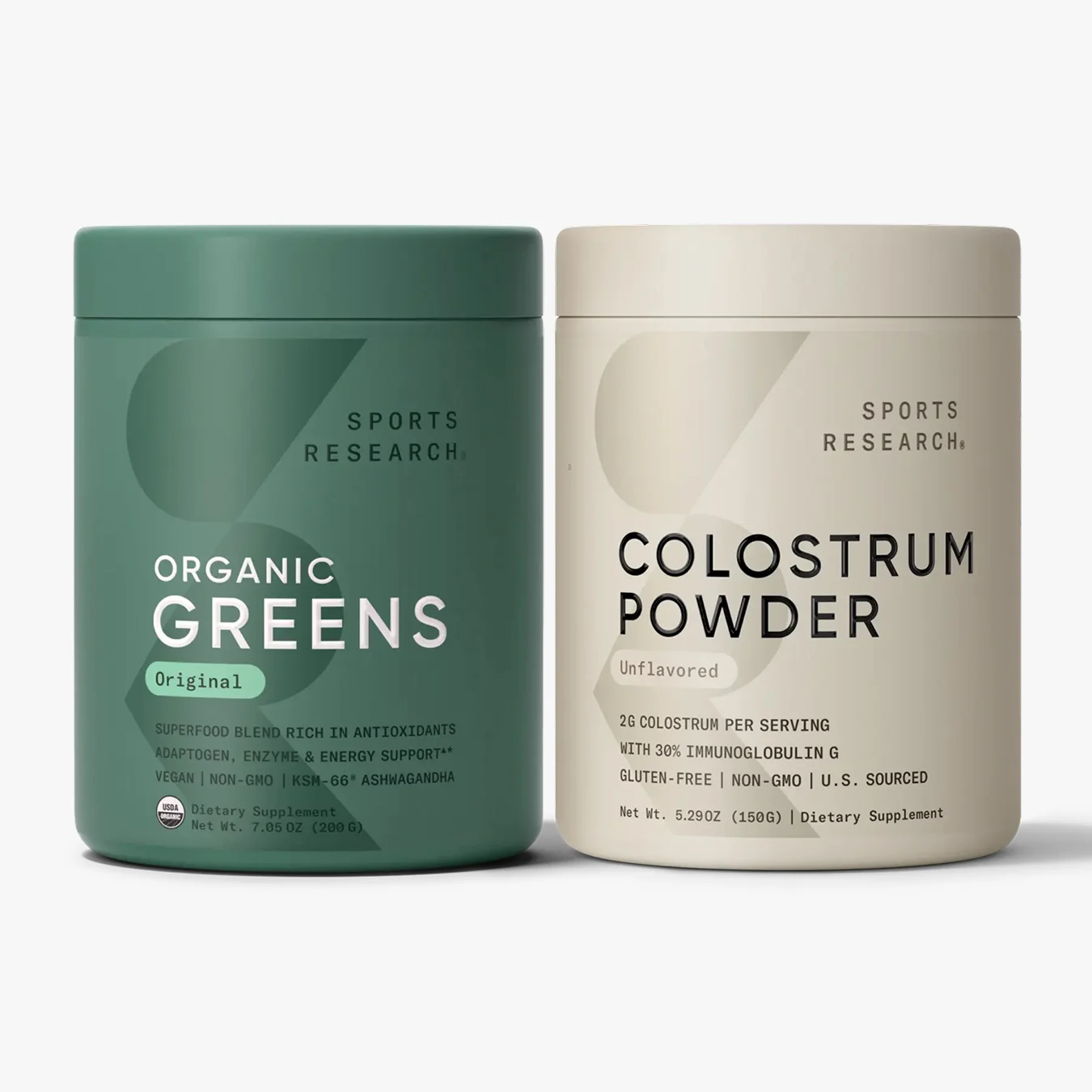 Sports Research® Organic Greens Superfood Powder.