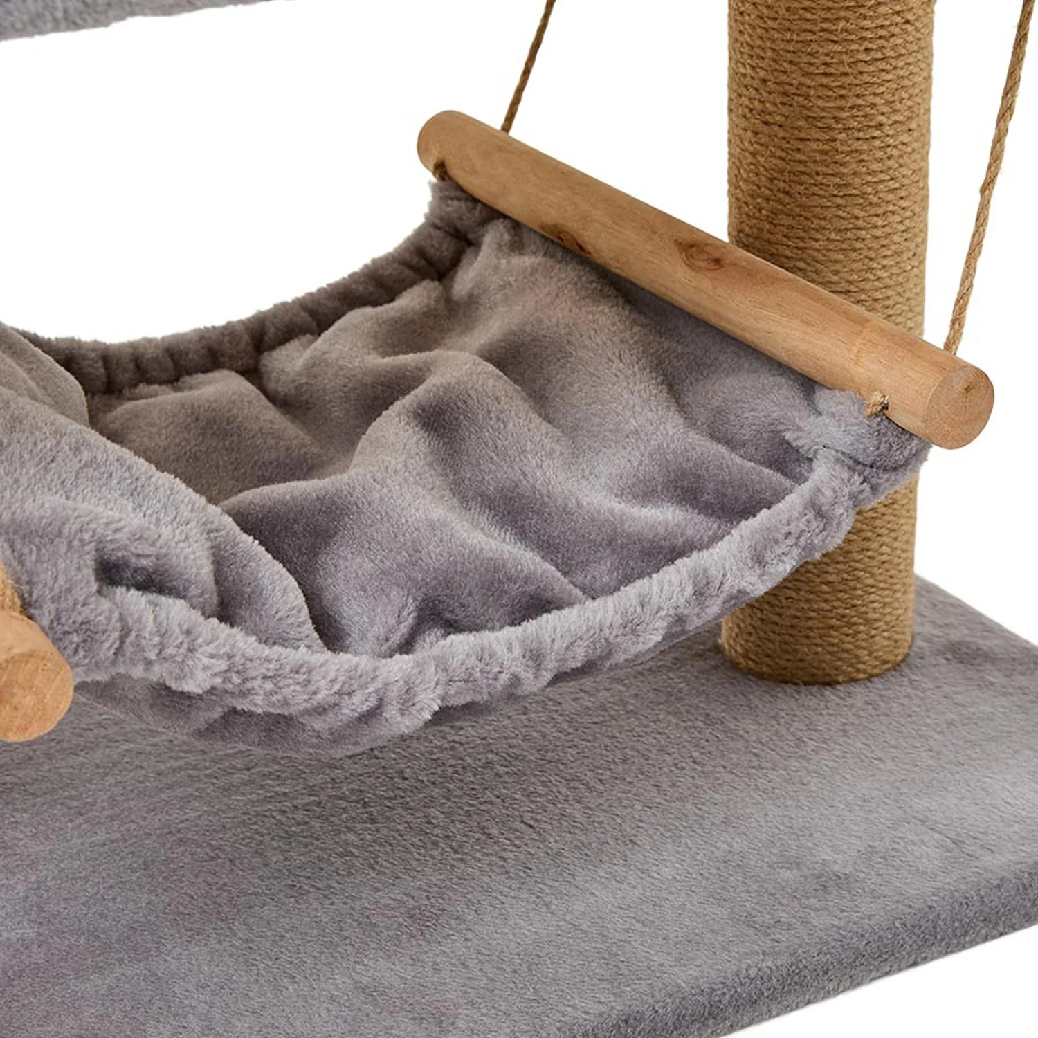Pets at Home Gizmo Hammock Cat Tower Grey - Image 2