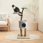 Pets at Home Gizmo Hammock Cat Tower Grey