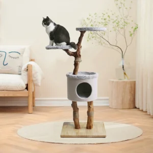 Pets at Home Gizmo Hammock Cat Tower Grey