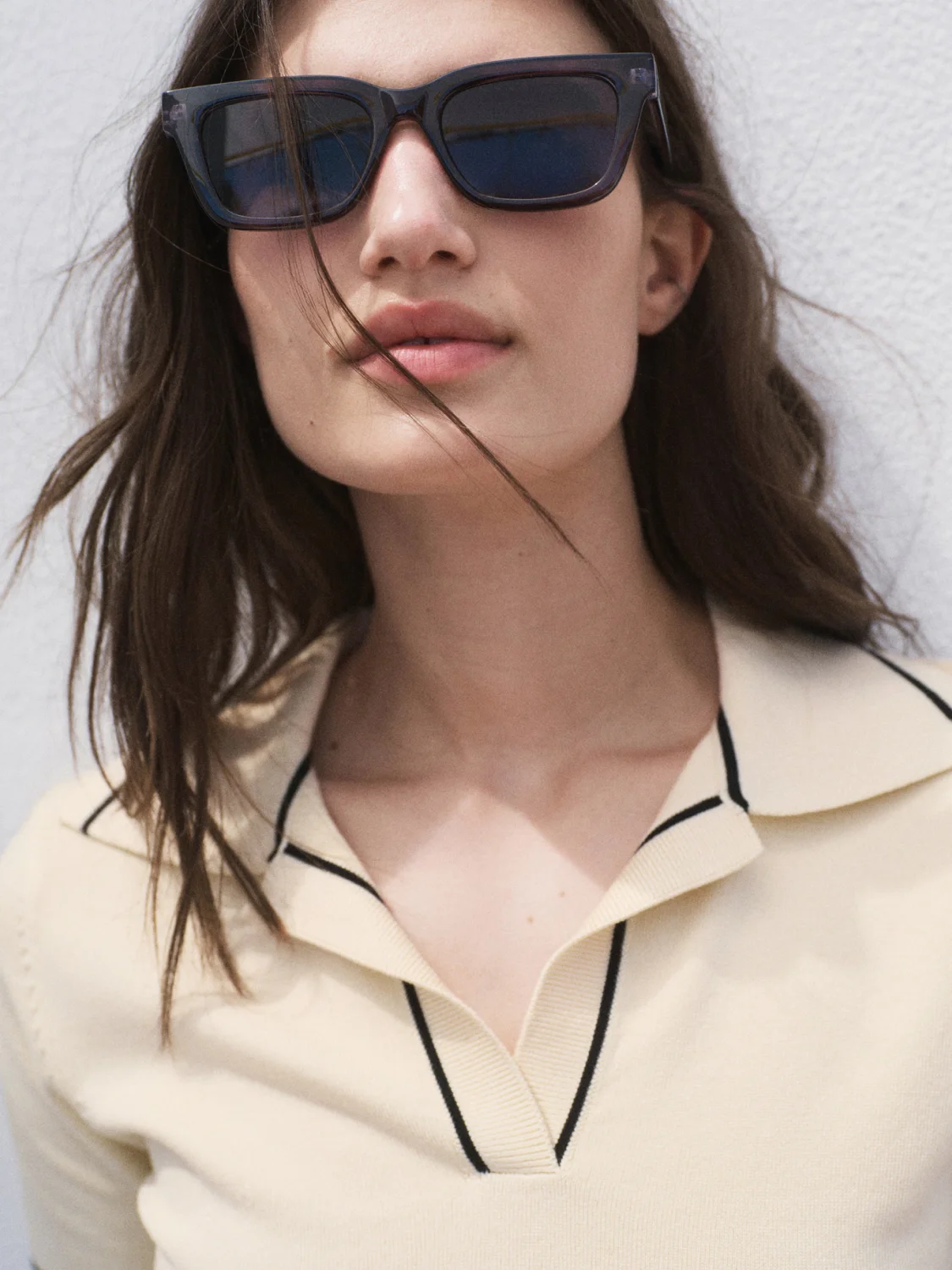 Polo-neck sweater with contrasting trims - Image 2