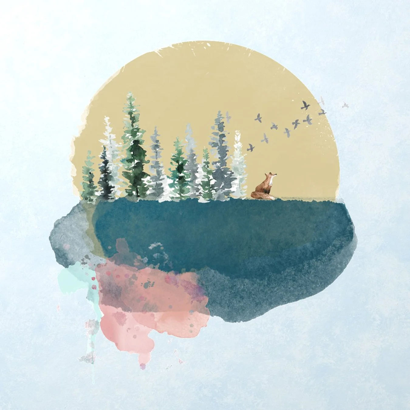 Forest on the moon