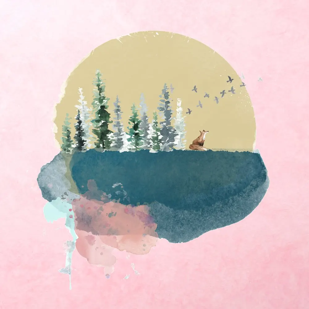 Forest on the moon