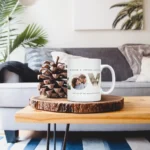 Modern personalised coffee mug