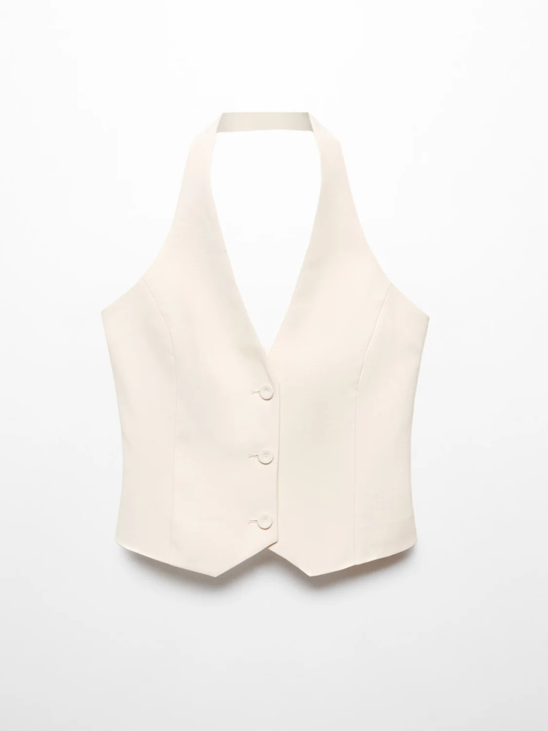 Suit waistcoat with buttons
